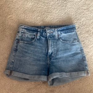 old navy o.g. short high rise jean shorts.